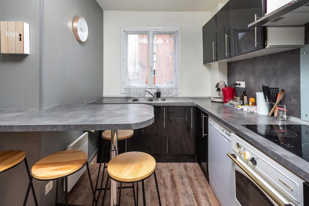 Duplex Cosy Et Contemporain Avec Parking Prive Lejlighed Amiens Eksteriør billede
